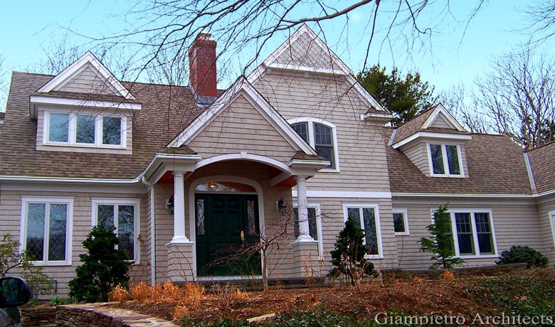 Contemporary suburban home