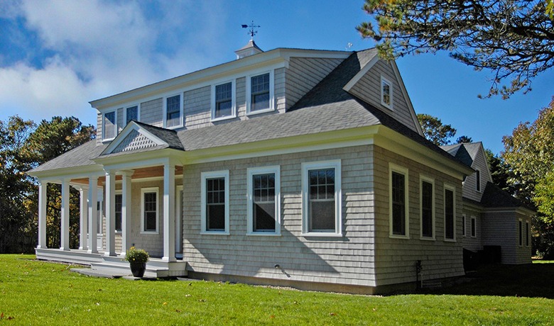 Modern two-story house